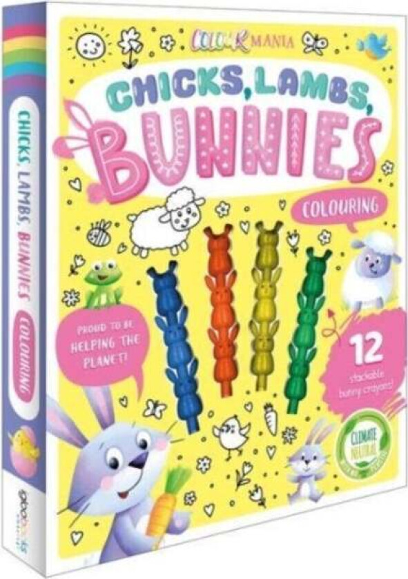 Chicks, Lambs, Bunnies Colouring Av Igloo Books