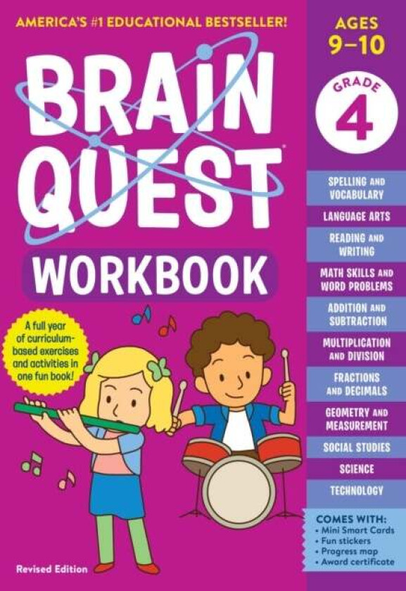 Brain Quest Workbook: 4th Grade (Revised Edition) Av Barbara Gregorich, Workman Publishing