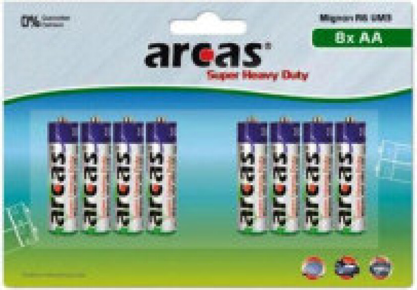 Batteri Arcas R06 Mignon AA
