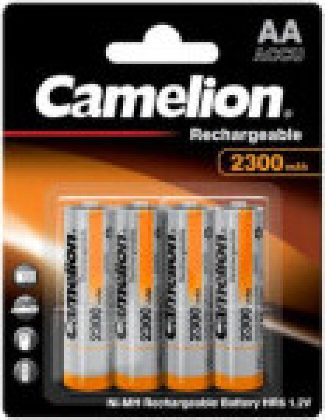 Oppladbare batterier Camelion AA Mignon 2300mAH