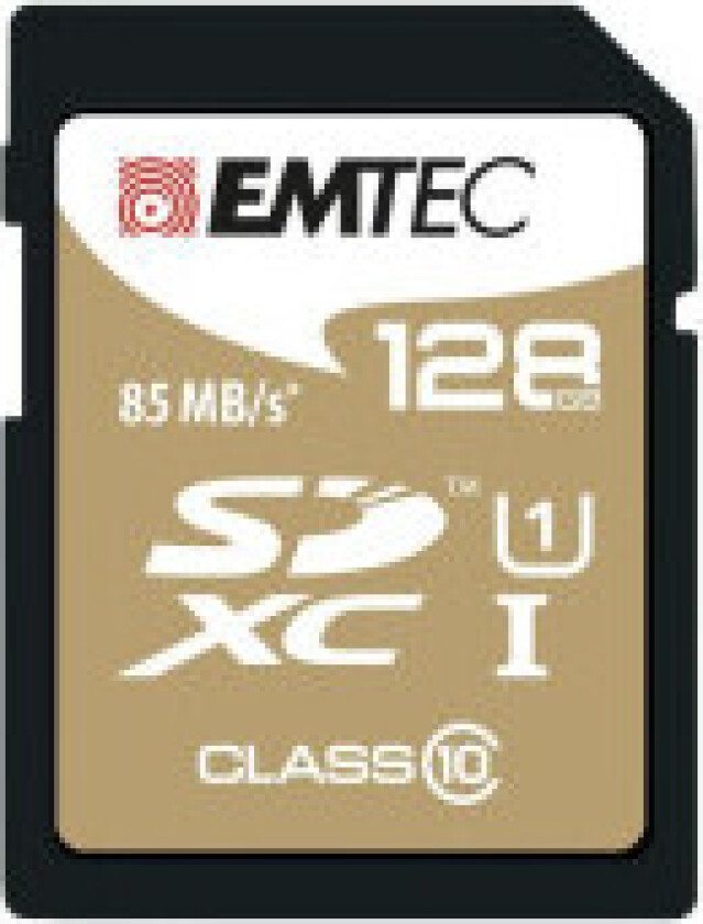 SDXC 128GB Emtec CL10 EliteGold UHS-I 85MB/s Blister