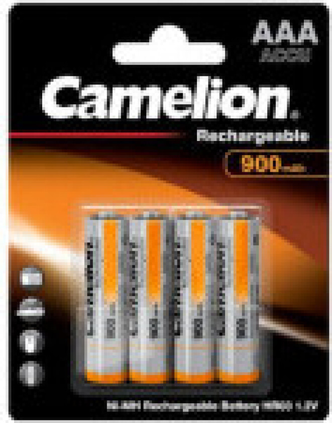 Oppladbare batterier Camelion AAA Micro 900mAH