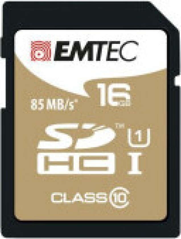 SDHC 16GB Emtec CL10 EliteGold UHS-I 85MB/s Blister