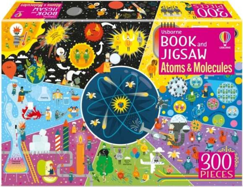 Usborne Book and Jigsaw Atoms and Molecules av Rosie Dickins