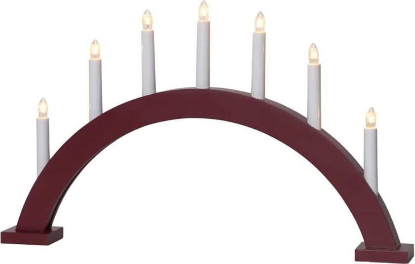Trapp Adventsstake bue Rød