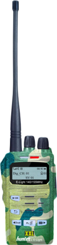 Hunter E-Light 140/155 - XXL Edition Sv/No, jaktradio Camouflage Green Xxl