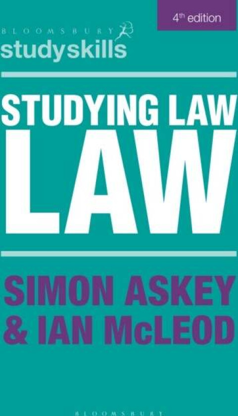 Studying Law av Simon (Department of Law London South Bank University) Askey, Ian (Stirling Law School University of Stirling) McLeod