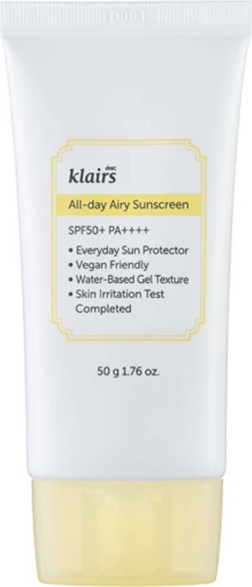 Bilde av All-day Airy Sunscreen SPF50+ PA++++, 50 ml