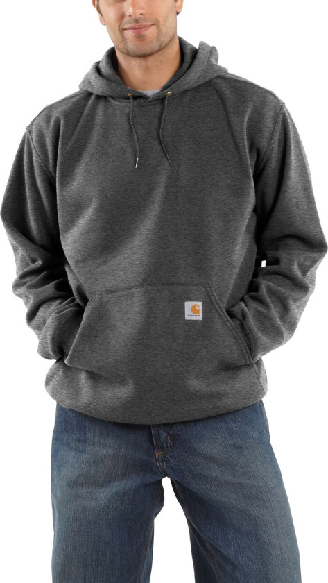 Men's Hooded Sweatshirt L, Carbon Heather