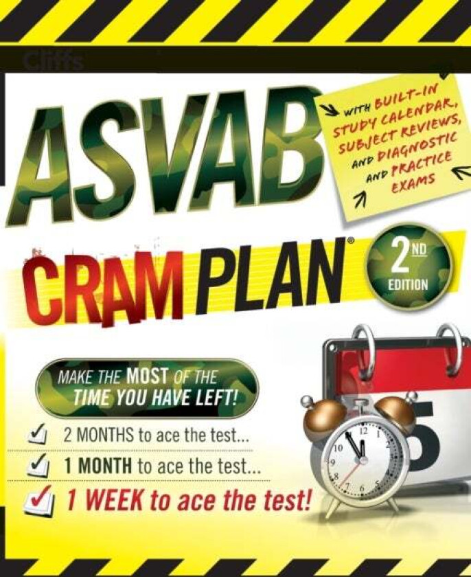 Cliffsnotes ASVAB Cram Plan av Carolyn C Wheater, Jane R Burstein