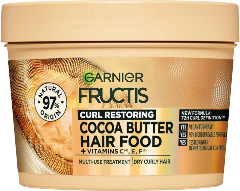 Garnier Fructis Hair Food Cocoa Butter Mask 400ml