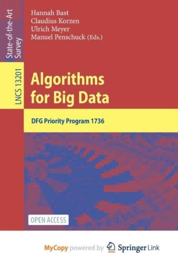 Algorithms For Big Data