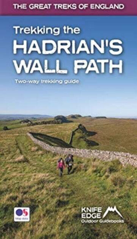 Trekking the Hadrian's Wall Path (2024 Updated Version): National Trail Guidebook with OS 1:25k maps av Andrew McCluggage