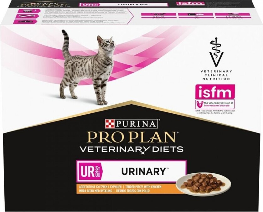 Purina Pro Plan Veterinary Diets UR St/Ox Urinary Chicken 10x85 g