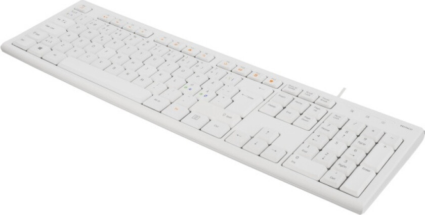SK-047 W - Tastatur - Nordisk - Hvit