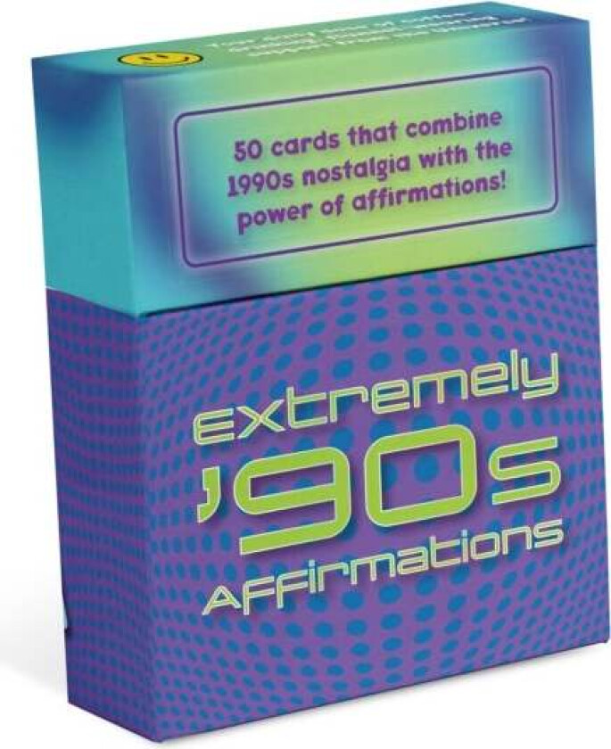Knock Knock Extremely 90s Affirmations Card Deck Av Knock Knock