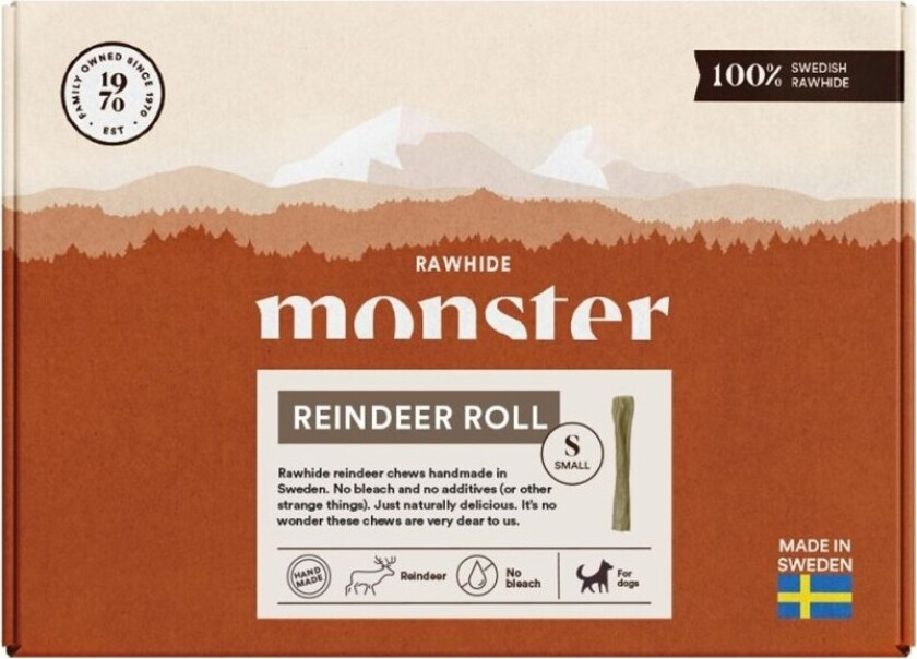 Monster Reindeer Roll Small box 13 st