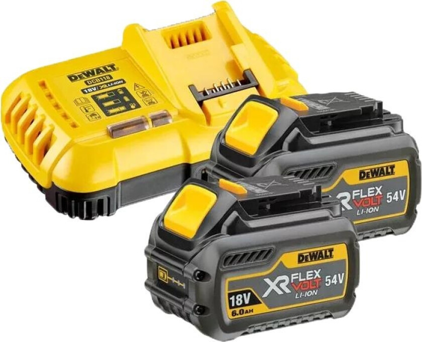 Bilde av Dewalt DCB118T2 XR FlexVolt Ladepakke