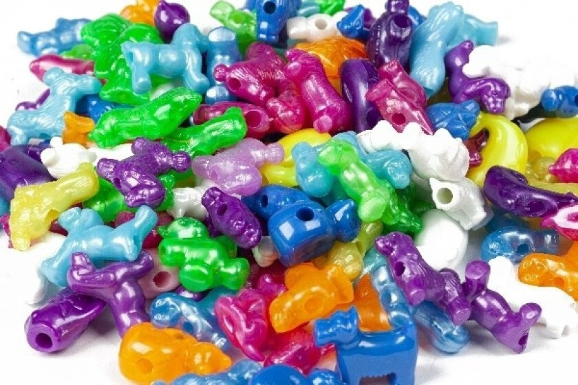 Pearl`n fun Pärlor formade som djur, 200g