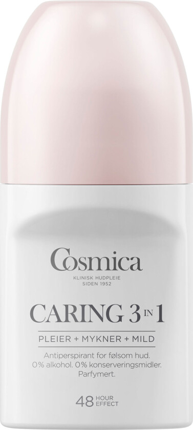 Caring 3-in-1 Antiperspirant m/p, 50 ml