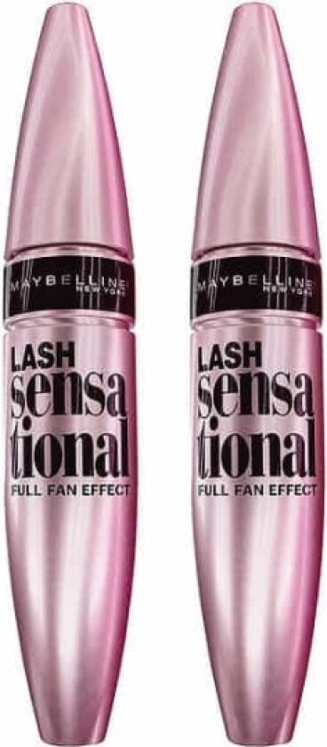 2-pack Maybelline Lash Sensational Mascara Black 9,5ml