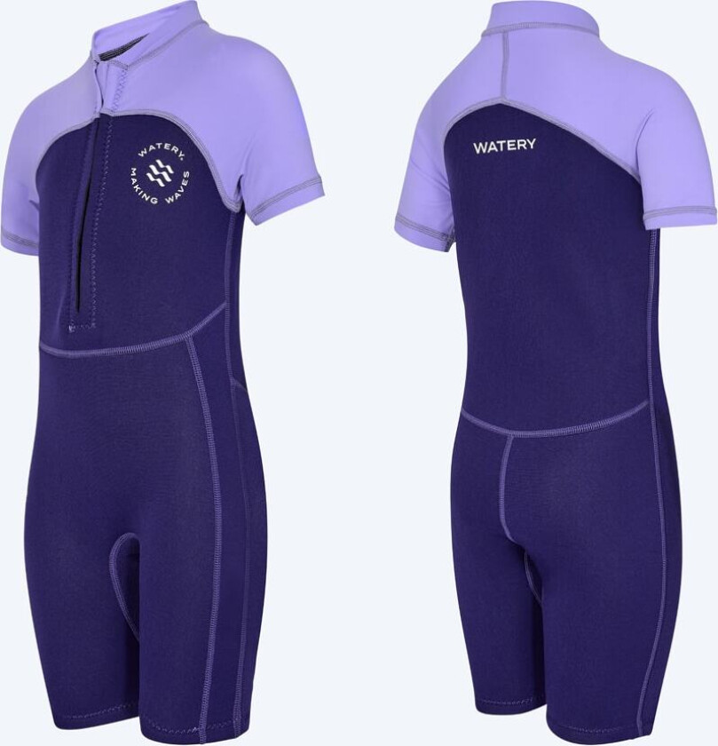 UV våtdrakt til barn - Calypso Shorty - Lilla