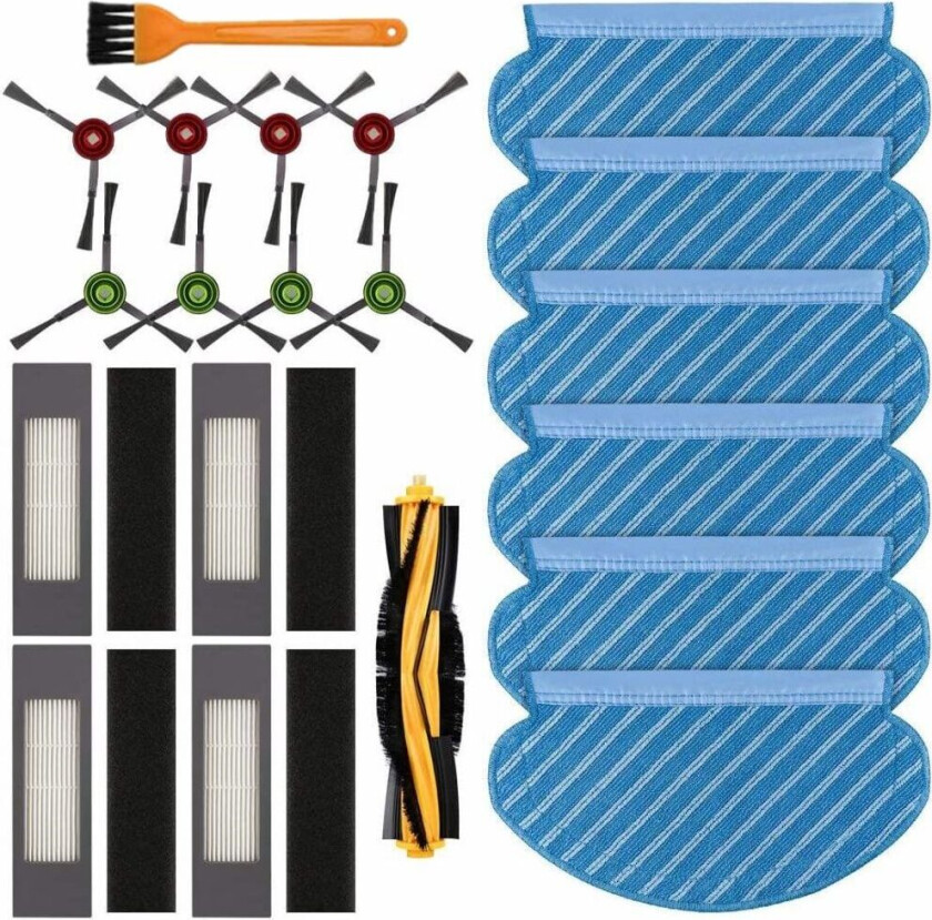 INF Tilbehør til Ecovacs Deebot OZMO 920/950 robotstøvsuger 24 deler
