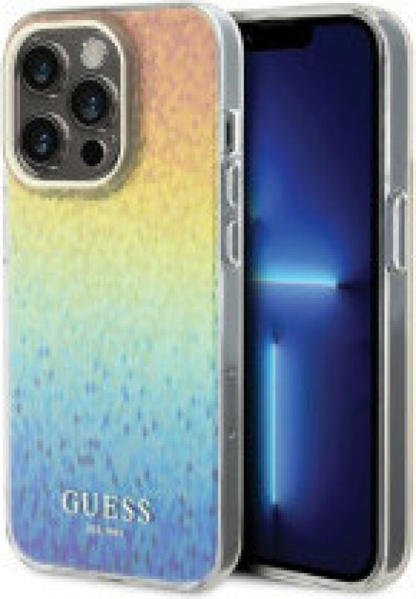 Guess IML Faceted Mirror Disco Iridescent - Deksel til iPhone 14 Pro Max