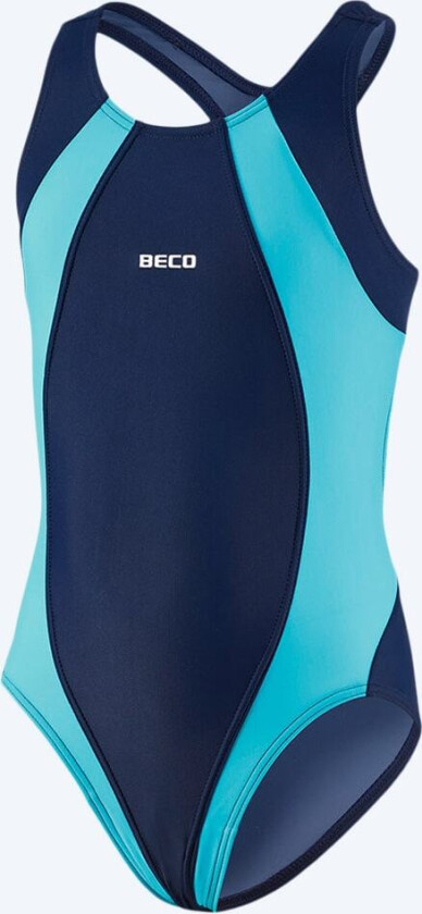 badedrakt til jenter - Maxpower - Mørkeblå/lyseblå