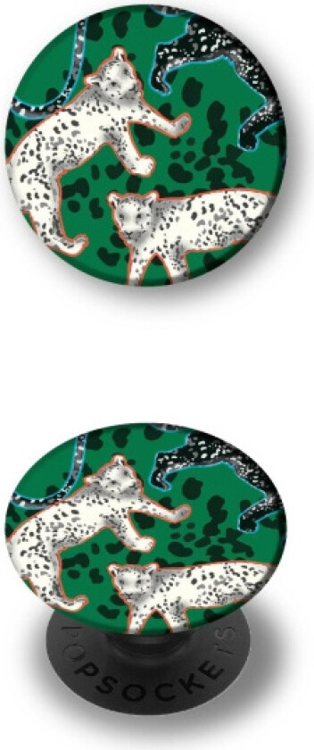 PopGrip Green Leopard