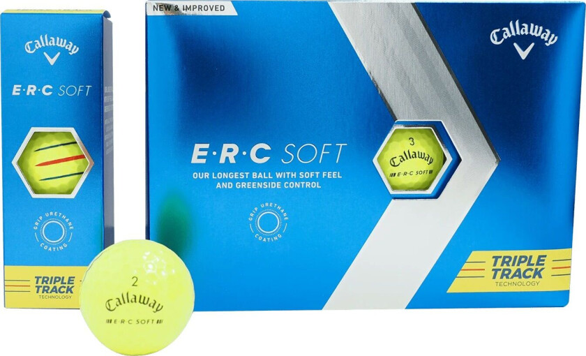 Erc Soft - 23 Triple Track, golfball Yellow