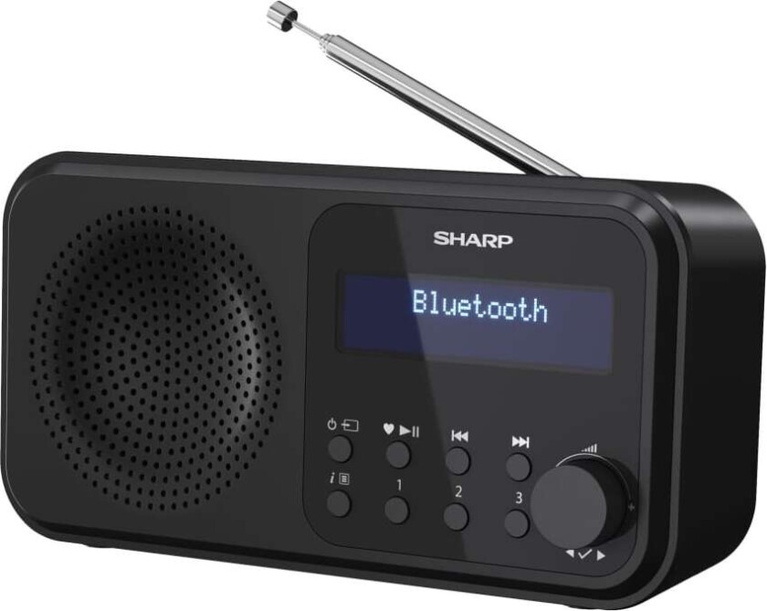 Tokyo DR-P420 - Bærbar DAB-radio - midnatts sort