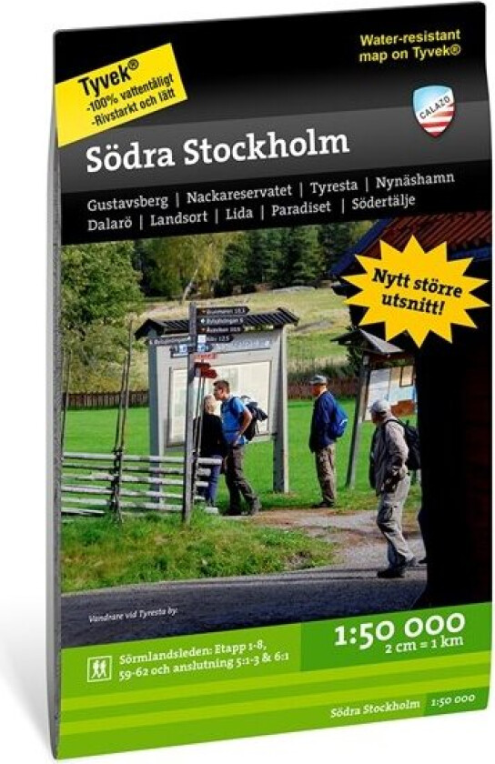 Södra Stockholm 1:50 000 OneSize, Nocolour