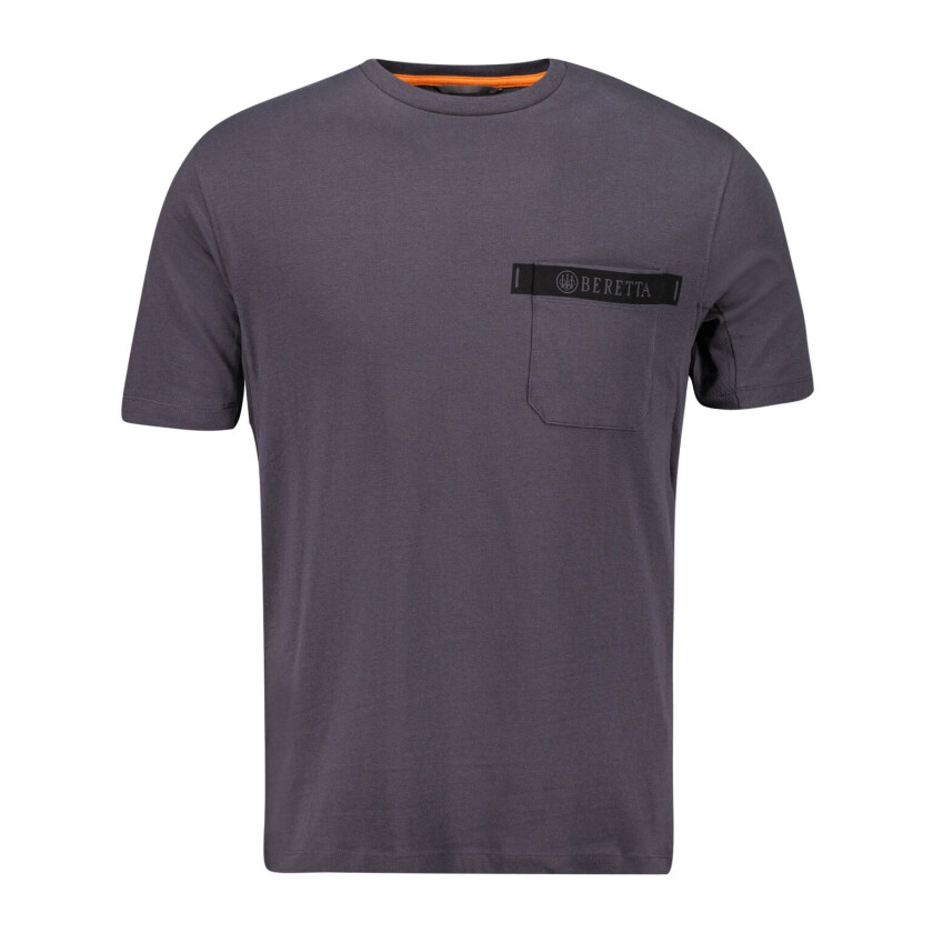 Tactical T-Shirt, t-skjorte i bomull, herre EBONY