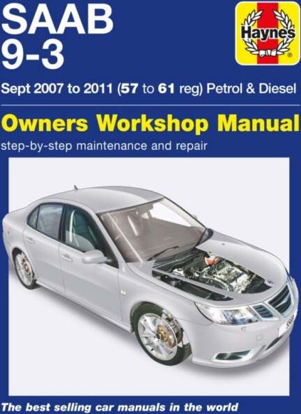 SAAB 9-3 Petrol & Diesel (07 - 11) Haynes Repair Manual av Haynes Publishing