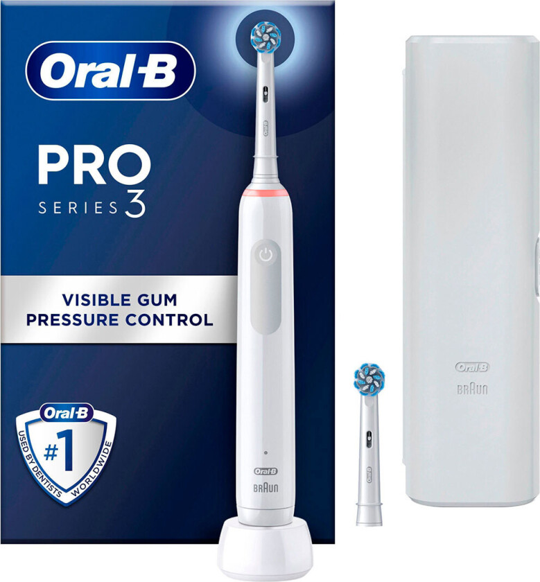 Oral-B - Pro3 White + Extra Sensi Brush Head + TC