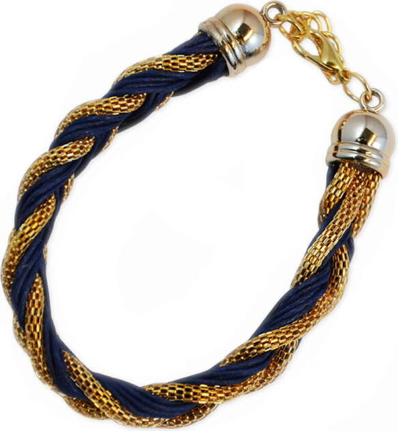 Braided Gold Blue