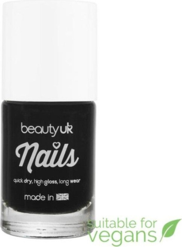 Beauty UK Nail Polish no.22 - Black Out