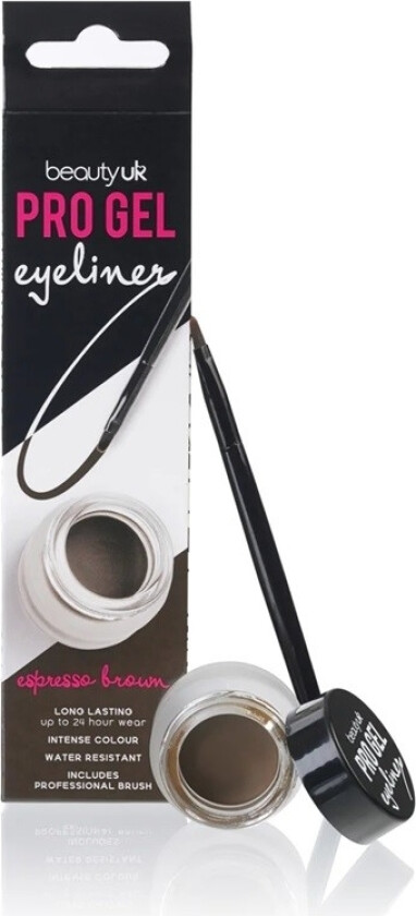 Beauty UK Pro Gel Eyeliner Espresso Brown 4,5g