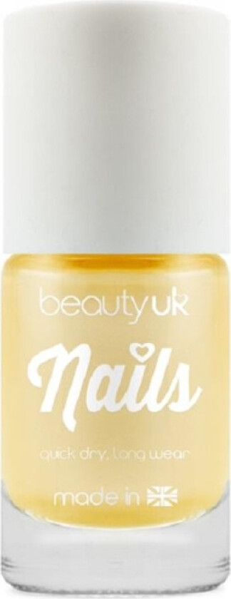 Beauty UK Candy Pearl Nail Polish - Lemon