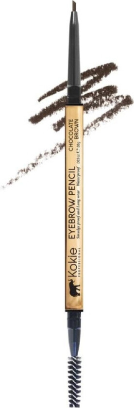 Kokie Micro-Fine Eyebrow Pencil Chocolate Brown