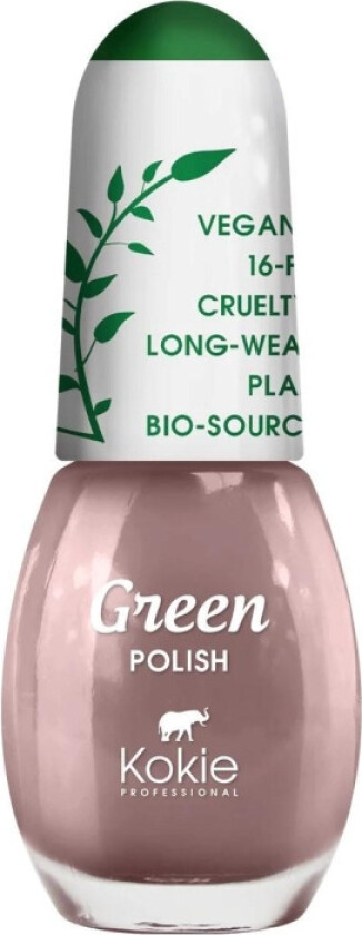 Kokie Green Nail Polish - Coffee Break