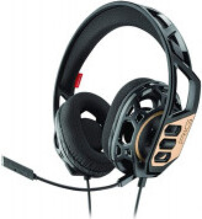Plantronics RIG 300 Stereo Gaming Headset, Svart/Gull