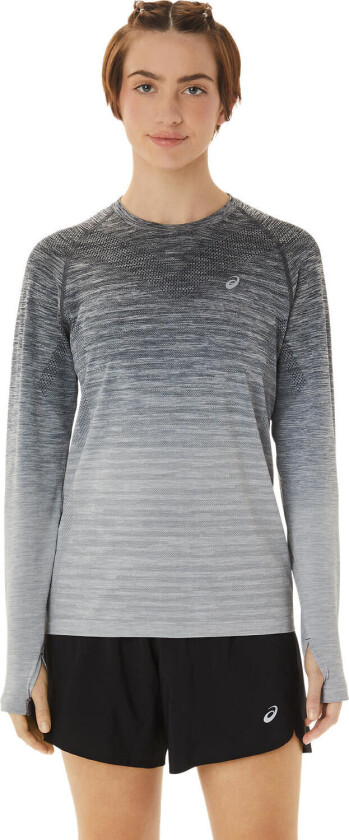 Bilde av Asics Seamless Long Sleeve Top, treningsgenser, dame Carrier Grey / Glaci