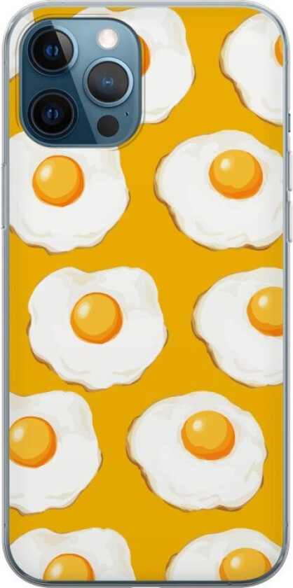 Mobildeksel til Apple iPhone 12 Pro med Stekt egg motiv