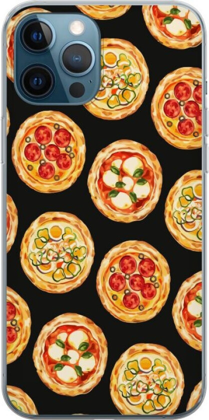 Mobildeksel til Apple iPhone 12 Pro med Pizza motiv