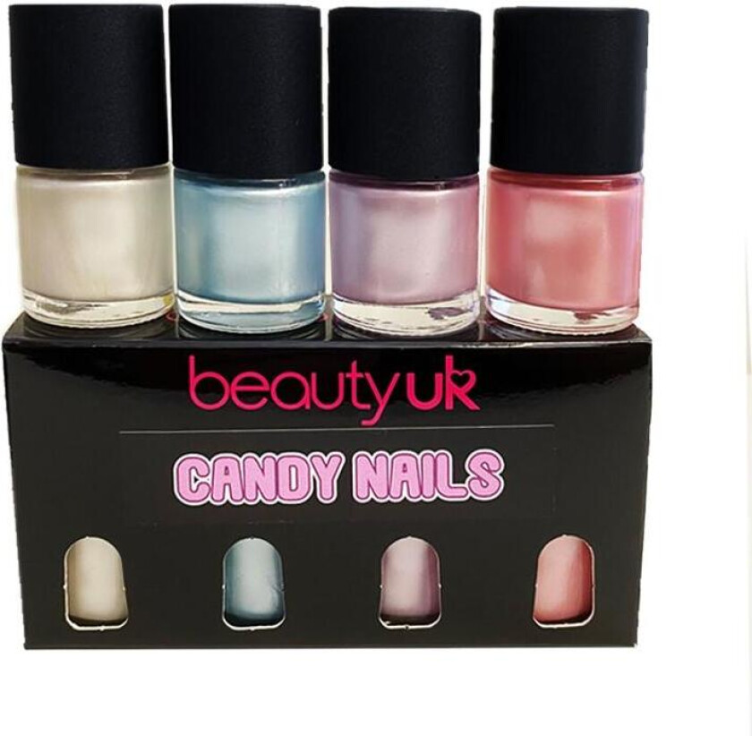 Beauty UK Nails Polish Set 4x9ml