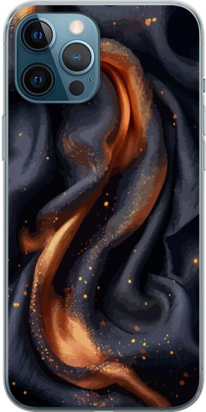 Mobildeksel til Apple iPhone 12 Pro Max med Brennende silke motiv