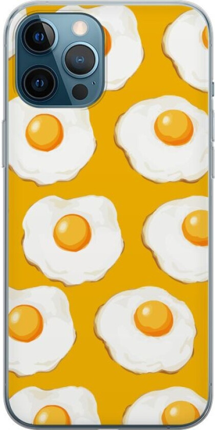 Mobildeksel til Apple iPhone 12 Pro Max med Stekt egg motiv