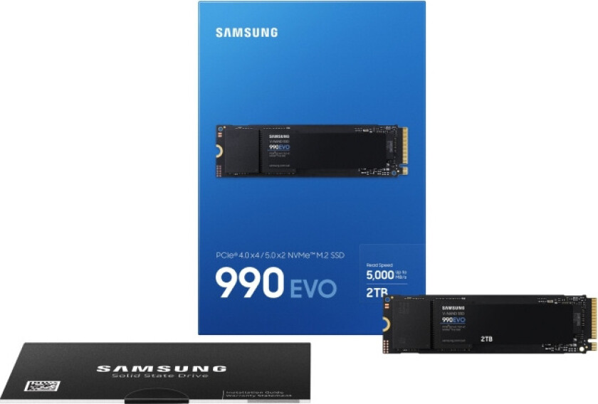 990 EVO Solid state-drive MZ-V9E2T0BW 2TB M.2 PCI Express 4.0 x4 (NVMe) PCI Express 5.0 x4 (NVMe)